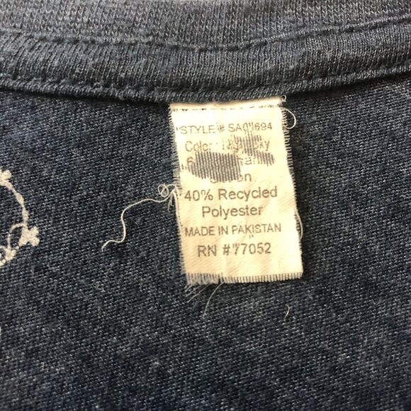 Threads 4 Thought T-Shirt Women L Blue Cotton Lightweight Sustainable Apparel - Picture 5 of 9